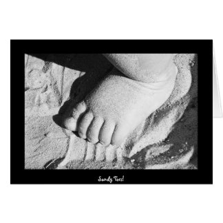 Cartão Sandy Toes!
