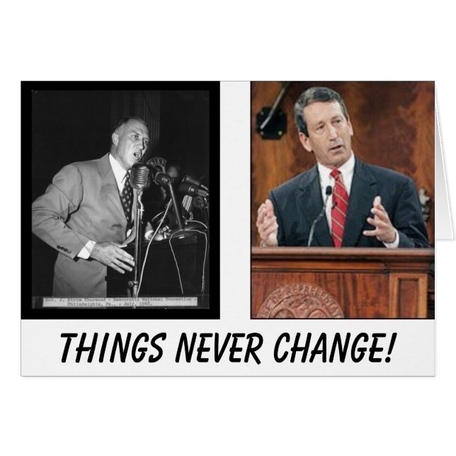 Cartão Sanford, Strom, As Coisas Nunca Mudam! (Frente Horizontal)