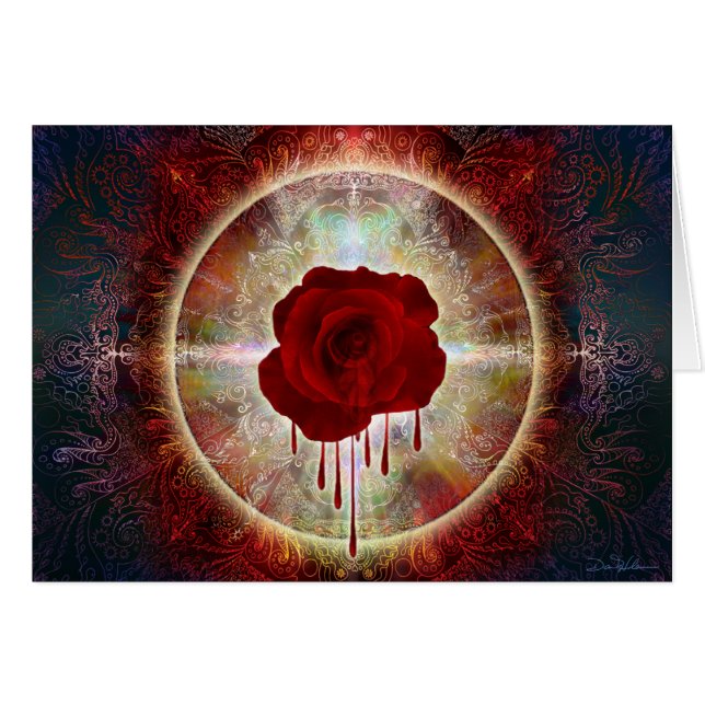 Cartão Sangrar aumentou (Frente Horizontal)