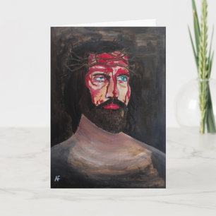 Cartão Sangue de Cristo Pintura de Alfred Fox