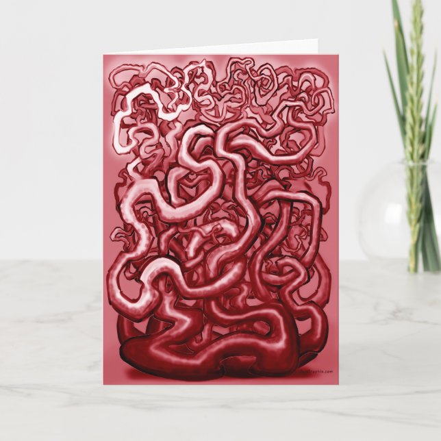 Cartão Sangue e intestinos (Frente)