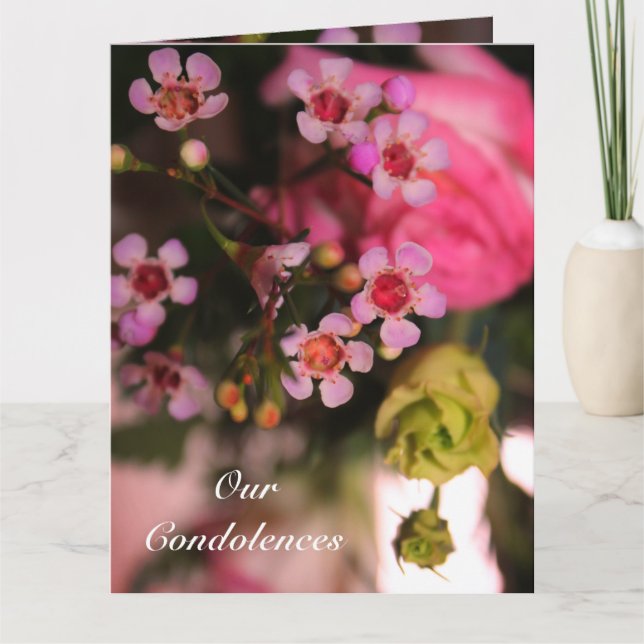 Cartão Sangue Rosa Pequeno (Frente)