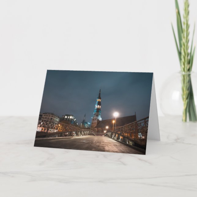 Cartão Sankt Katharinen Kirche Hamburg Photo (Frente)