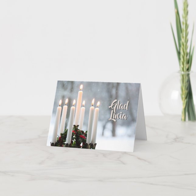 Cartão Sankt Lucia | Luciafest (Frente)