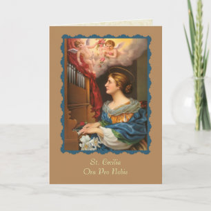Cartão Santa Cecília Padroeira dos Músicos