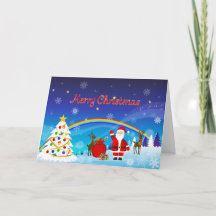 Santa Claus e Reindeer