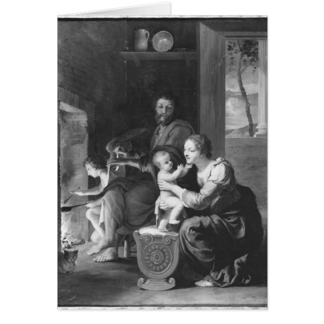 Cartão Santa Família, depois de 1650 (Frente)