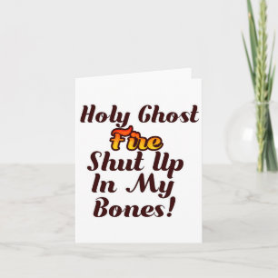 Cartão Santa Fantasma do Fogo Fantasma Halloween Spooky S