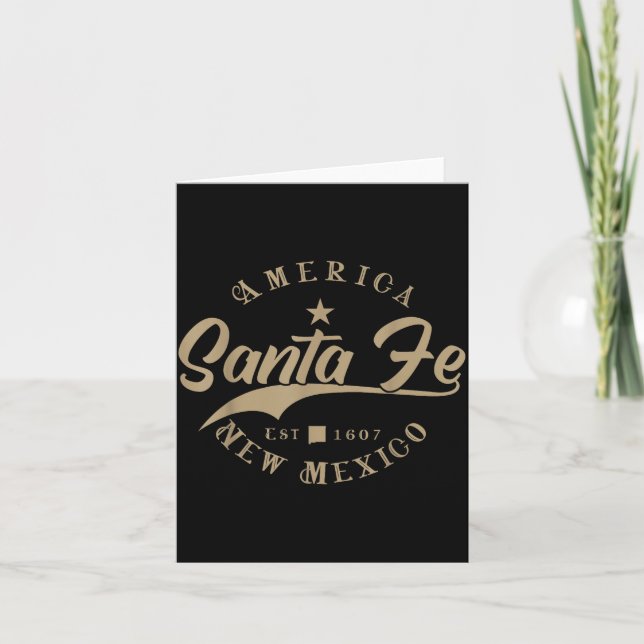 Cartão Santa Fe Nm _ New Mexico  (Frente)