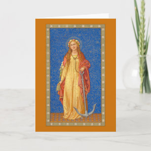 Cartão Santa Filomena com Âncora (SNV 051)