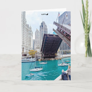 Cartão Santa.Folded Greeting Card