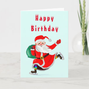 Cartão Santa - Gifts for Everyone - Happy Birthday