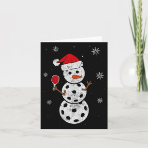 Cartão Santa Hat Snowman Oferece Presentes Para O Xmas Di