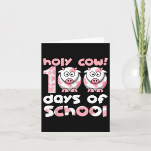 Cartão Santa Vaca 100 Dias De Professora Estudante 100 Da