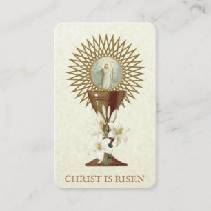 Cartão santamente da oração Paschal religiosa da