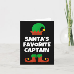 Cartão Santas Favoritas Capitão Barco De Boat De Natal
