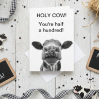 Santo Aniversário Você é meio centavo 50º