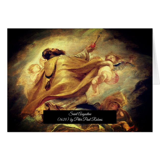 Cartão Santo Augustine (Frente Horizontal)
