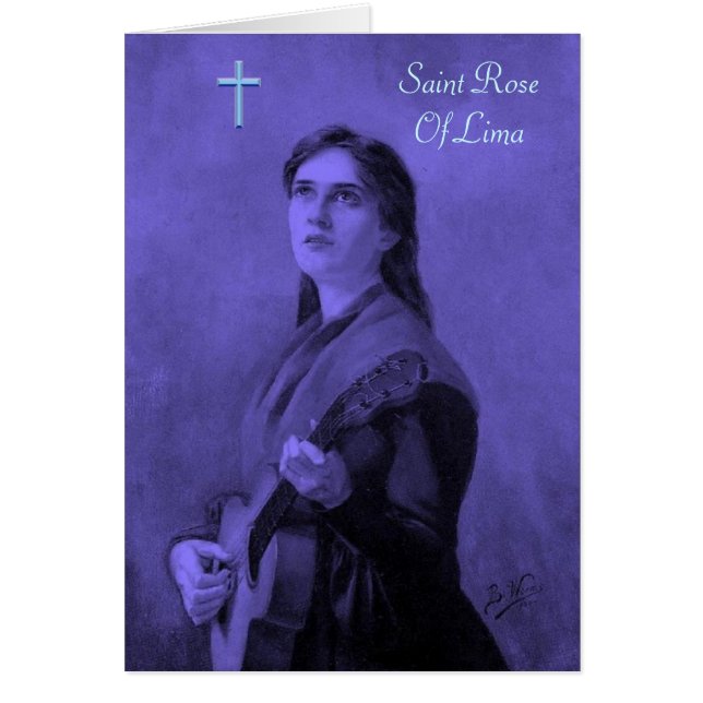 Cartão Santo De Lima (Frente)