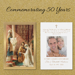 Cartão Santo de Oração de Aniversário de Casamento