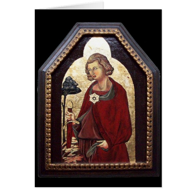 CARTÃO SANTO GALGANO / LENDA DA ESPADA NA ROCHA (Frente)