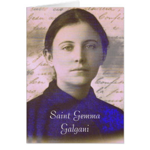 CARTÃO SANTO GEMMA GALGANI