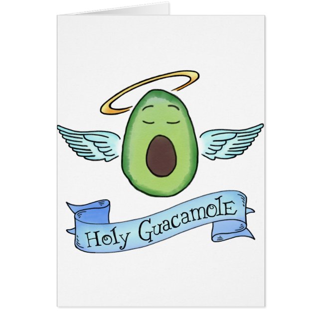 Cartão Santo Guacamole! (Frente)