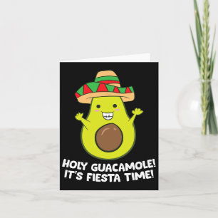 Cartão Santo Guacamole, é Fiesta Time Cinco de Mayo Astra