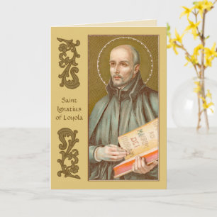 Cartão Santo Inácio de Loyola (JM 27) Saudação