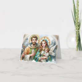 Cartão Santo Joachim e Infertilidade Anne-Ortodox