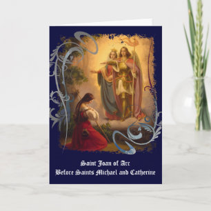 Cartão Santo Joan of Arc Greeting Card (vazio)