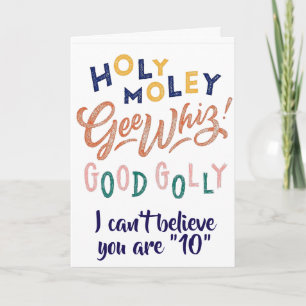 CARTÃO SANTO MOLY E BOM OURO VOCÊ É ****10***