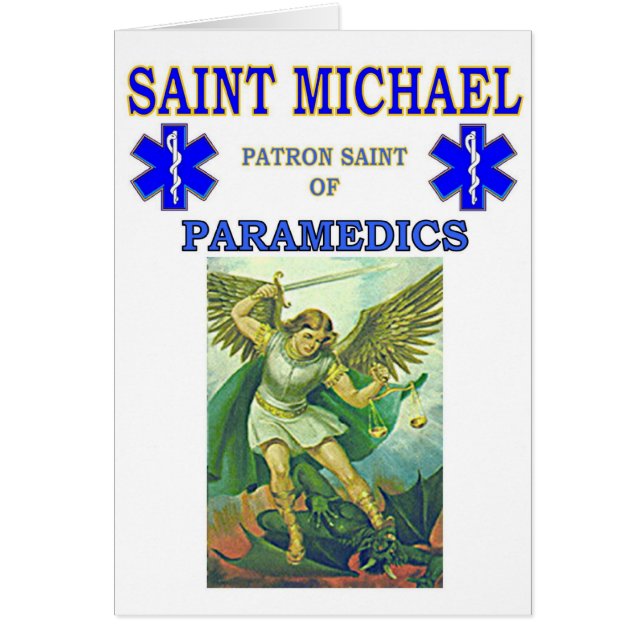 CARTÃO SANTO PADROEIRO DOS PARAMÉDICOS (Frente)