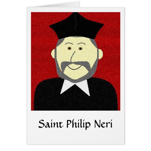 Cartão Santo Philip Neri (Frente)