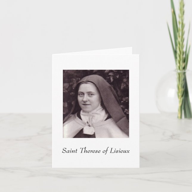 Cartão Santo Therese de Lisieux (Frente)