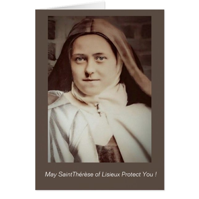 Cartão Santo Therese De Lisieux (Frente)