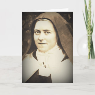 CARTÃO SANTO THERESE DE LISIEUX