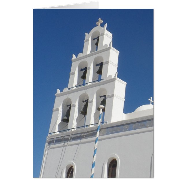 Cartão Santorini, Grécia (Frente)