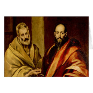 Cartão Santos Peter e Paul por El Greco