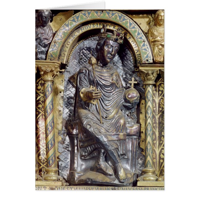 Cartão Santuário do imperador Charlemagne (Frente)