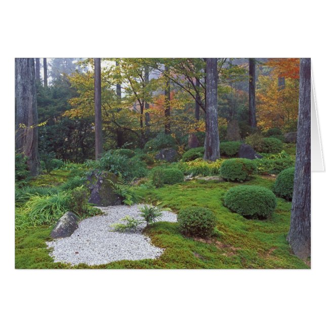 Cartão Sanzen in Temple, Ohara, Kyoto, Japão 2 (Frente Horizontal)