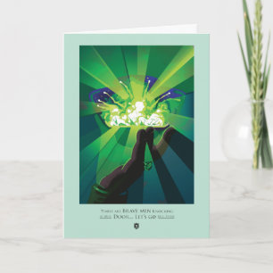 Cartão São Homens Corajosos A Baterem À Nossa Porta