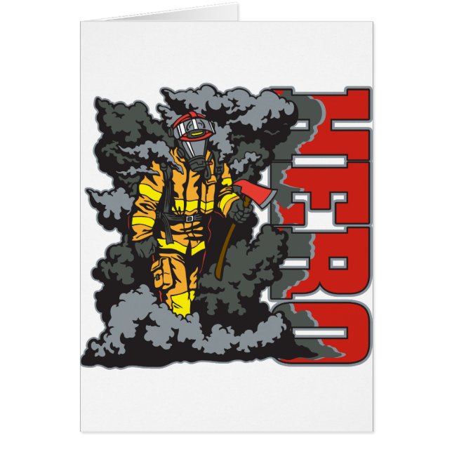 Cartão Sapador-bombeiro do HERÓI (Frente)