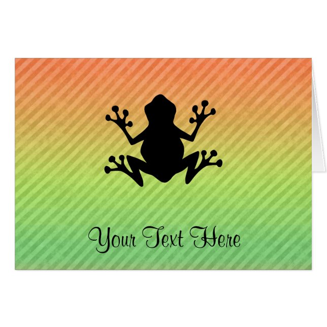 Cartão Sapo (Frente Horizontal)