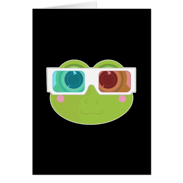 Cartão sapo 3D (2) (Frente)