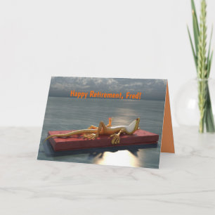 Cartão Sapo com coquetel Sun Bathing Bothing Reforma Feli