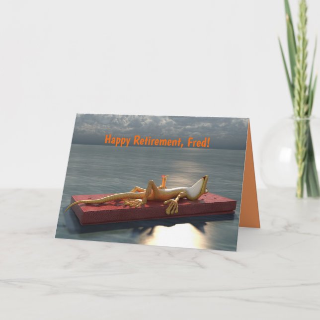 Cartão Sapo com coquetel Sun Bathing Bothing Reforma Feli (Frente)