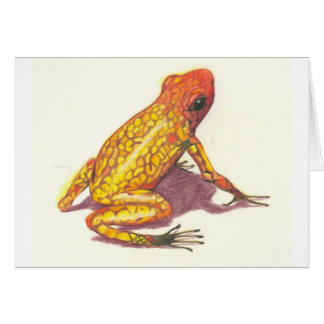 Cartão Sapo de árvore