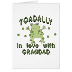 Cartão Sapo do Grandad do amor de TOADALLY