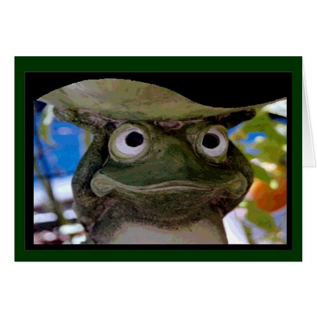 Cartão Sapo Prince (Frente Horizontal)